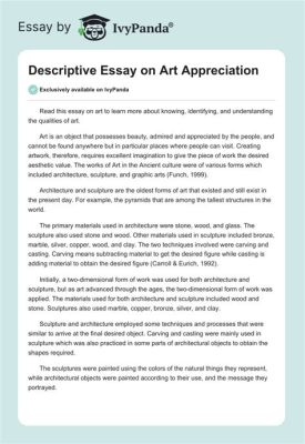 What Is Art Appreciation: A Multi-Layered Discussion